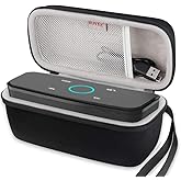 BOVKE Case for Doss SoundBox Touch Wireless Bluetooth Portable Speaker with HD Sound and Bass Protective Hard EVA Travel Shockproof Carrying Case Cover Storage Pouch Bag, Black