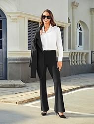 DLOODA Womens Bootcut Dress Pants Business Casual