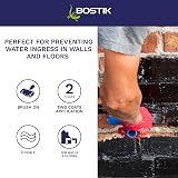 Bostik Aquaprufe Damp Proofer Waterproofer Black 5L Solvent-Free Wet Surface view 3