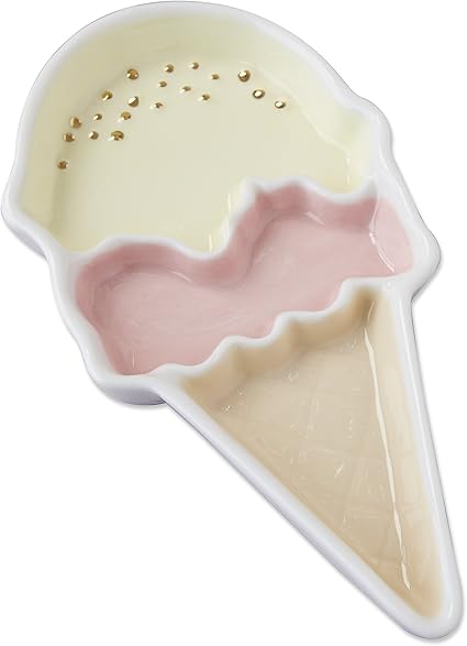 Amazon Com Kate Aspen 23161na Ice Cream Trinket Dish Gold Pink