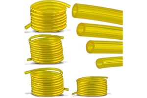 AUTOKAY 4 Sizes Petrol Fuel Gas Line Hose Tubing for Small Engine Chainsaw Lawn Mower String Trimmer WeedEater Blower and other Power Tools I.D x O.D 1/8" x 3/16" 3/32" x 3/16" 1/8" x 1/4" .08" x .14"