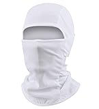 White Ski Mask for Men Balaclava Face Mask Women