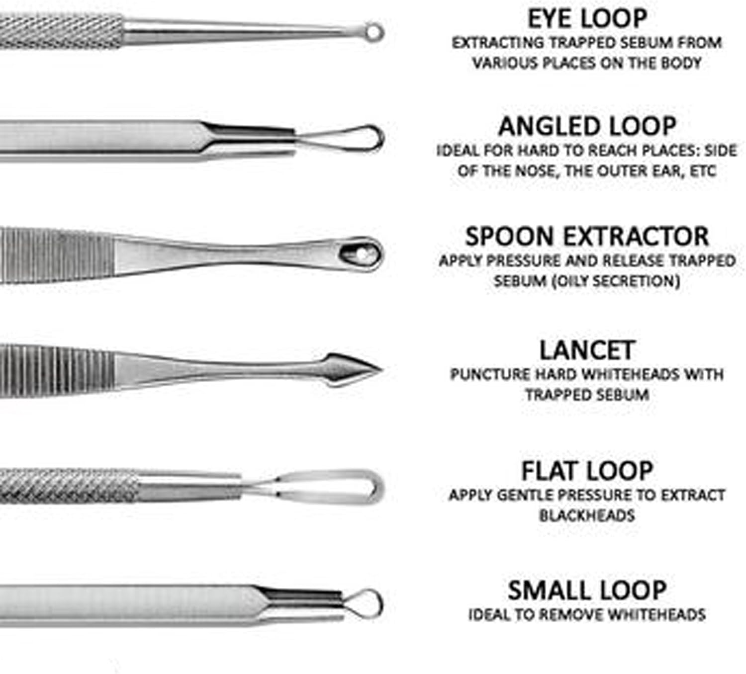 Blackhead Remover Tool Kit 7 Pcs - Image 4