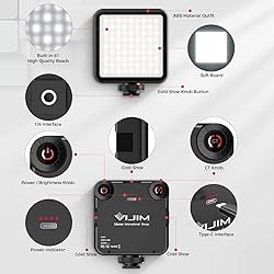 VIJIM LED Video Light, VL81 On Camera Light with 3