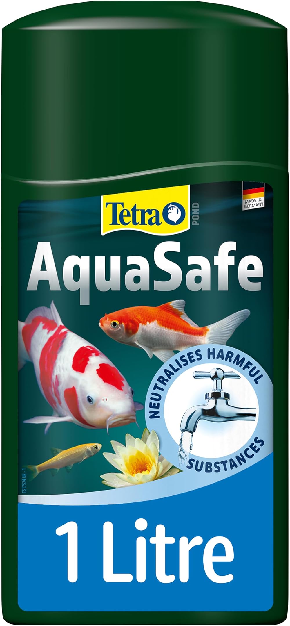 Tetra Pond AquaSafe 1 Litre Makes Tap Water Safe for Pond Fish