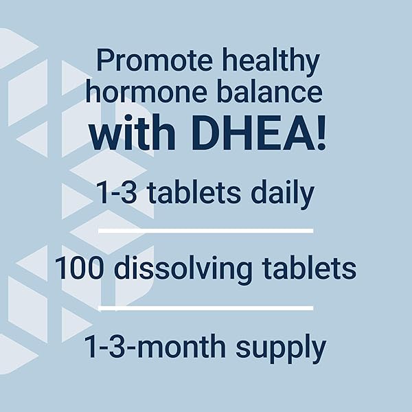 LIFE EXTENSION DHEA 25 MG – FOR HORMONE BALANCE, IMMUNE SUPPORT, SEXUAL HEALTH AND ANTI-AGING – SUPPORTS MEMORY & MOOD – NON-GMO, GLUTEN-FREE, VEGETARIAN – 100 DISSOLVE-IN-MOUTH TABLETS