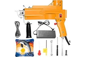 FancyBant Tufting Gun Starter Kit, Rug Maker Machine for Beginners, 2 in 1 Cut and Loop Pile Rug Tufting Gun, Speed Adjustment Carprt Making Kit Tool