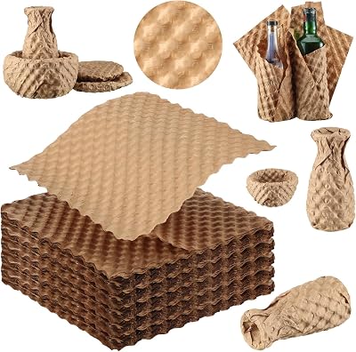 BEIBOON Paper Bubble Wrap Eco Cushioning 47.5 ft Packing Supplies