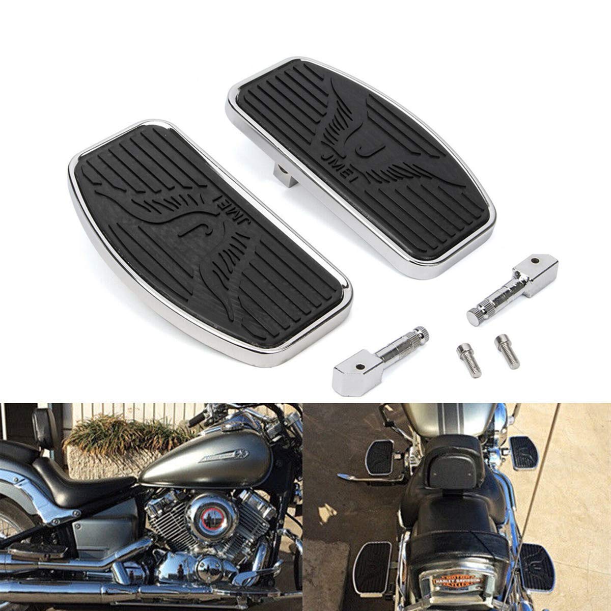 Photo 1 of Adjustable New Floorboards Foot Pegs Compatible with/Replacement For Honda CTX700 CTX700N CTX700ND (Rider)