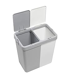 Mabel Home Plastic Laundry Hamper with Lid, 2