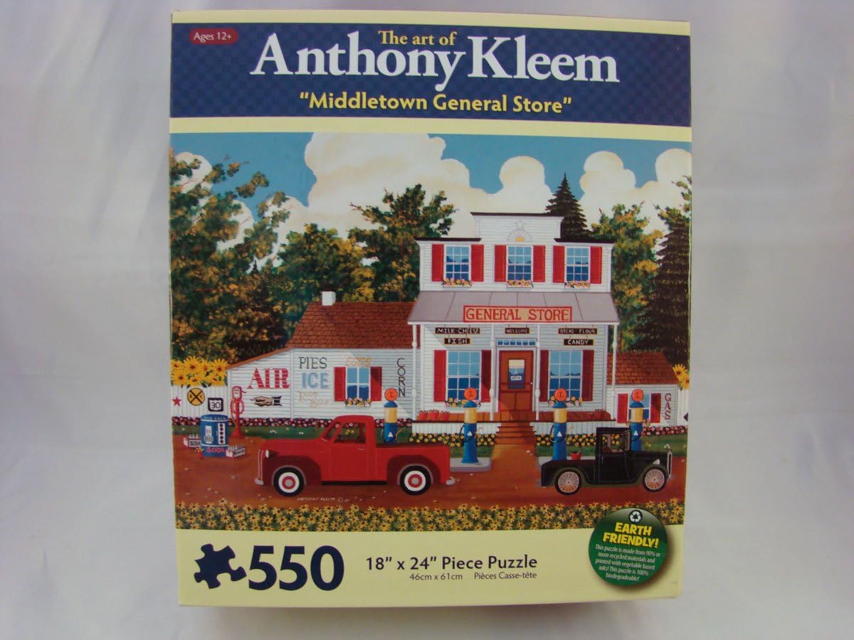 amazoncom art of anthony kleem 550 piece jigsaw puzzle middletown