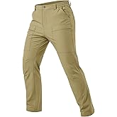 MAGCOMSEN Men's Hiking Pants Lightweight Quick Dry 7 Pockets Travel Pants for Men Water Resistant Ripstop Work Fishing