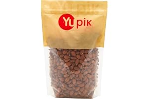 Yupik Roasted Unsalted Almonds, 1 kg, Gluten-Free, Kosher, Vegan, Whole Nuts, No Added Salt, Lightly Roasted, Crunchy, Source