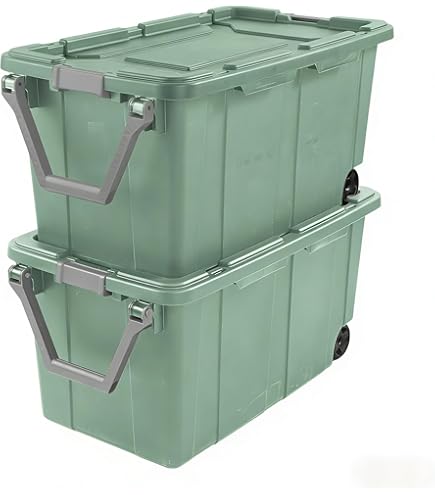 【新品】RAIN OR SHINE SOFT CONTANER L 40L Amazon.com - Storage Bin 40 Gallon 160 Qt Wheeled Industrial Tote