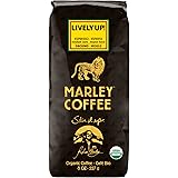 Marley Coffee Organic Lively Up Espresso Ground Coffee, 8 Ounce