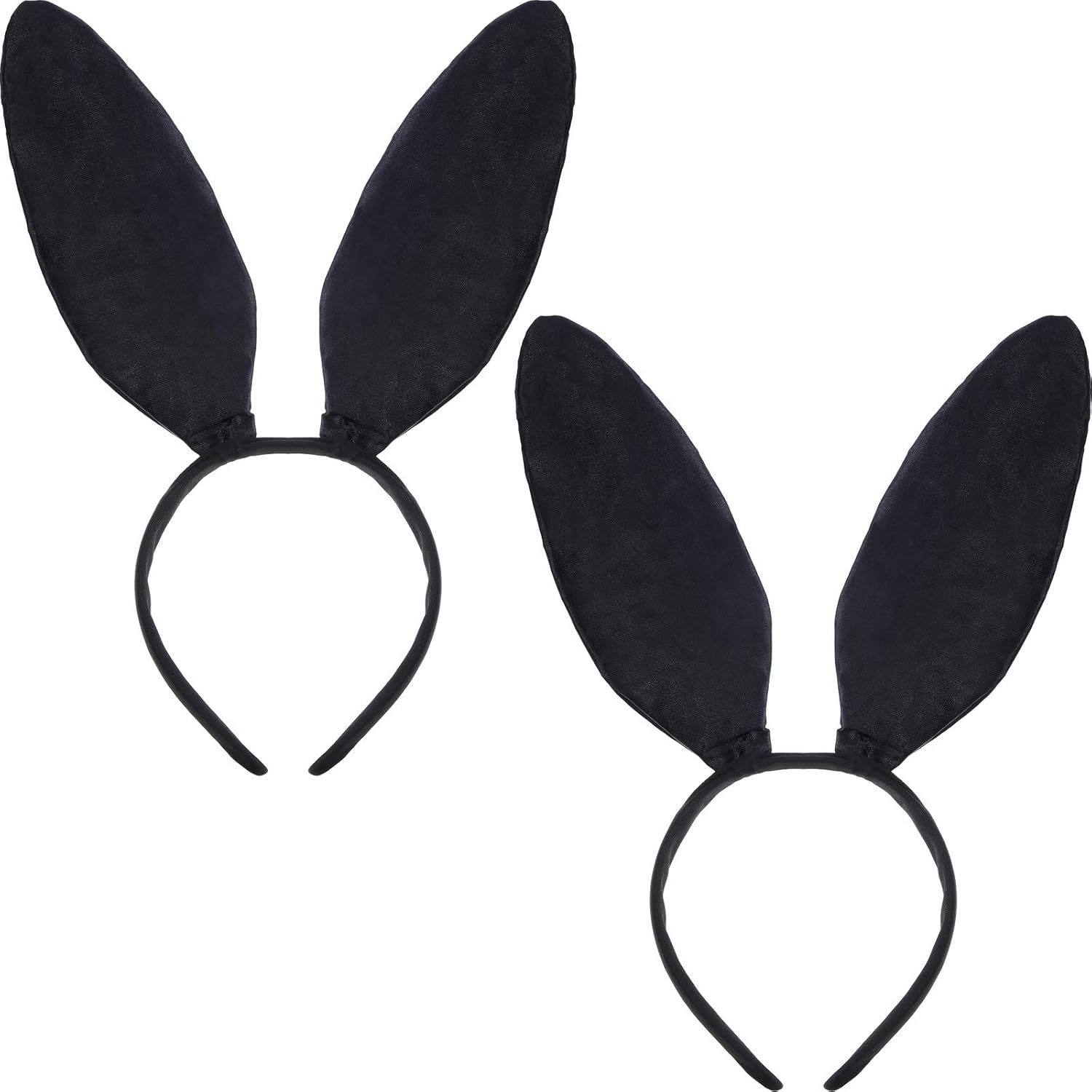 2 Pieces Bunny Ears Headband Rabbit Ear Hairband Masquerade Bunny Headband Costume Accessories for Halloween Christmas Party: Toys & Games