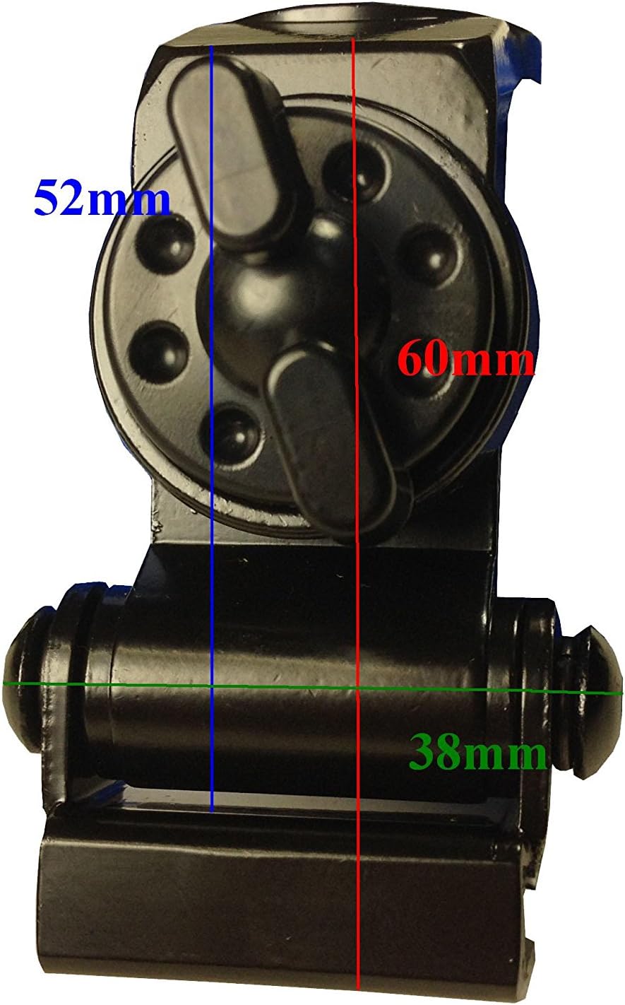TW-B800 Zinc Alloy Metal Mobil Bracket for 144/440MHz Mobile Antenna 16mm Hole for L Type UHF Female (SO-239)