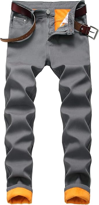 flannel lined skinny jeans