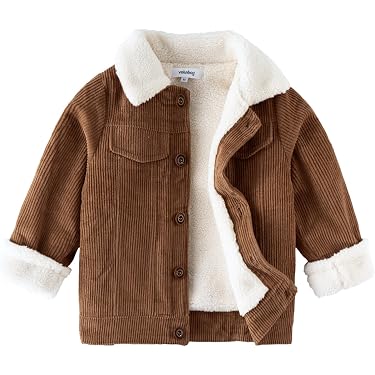 Manteau Bébé Garçon 6 Mois One Up - Doublure Polaire - Neuf Avec Imperfection (bouton-pression Cassé)