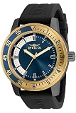 Invicta Men's Specialty 45mm Silicone Quartz Watch, Black (Model: 35779)