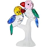 H&D HYALINE & DORA Crystal Birds Figurines Collectibles Art Glass Animal Figurine Craft Ornament Home Table Decoration,Gift Boxed