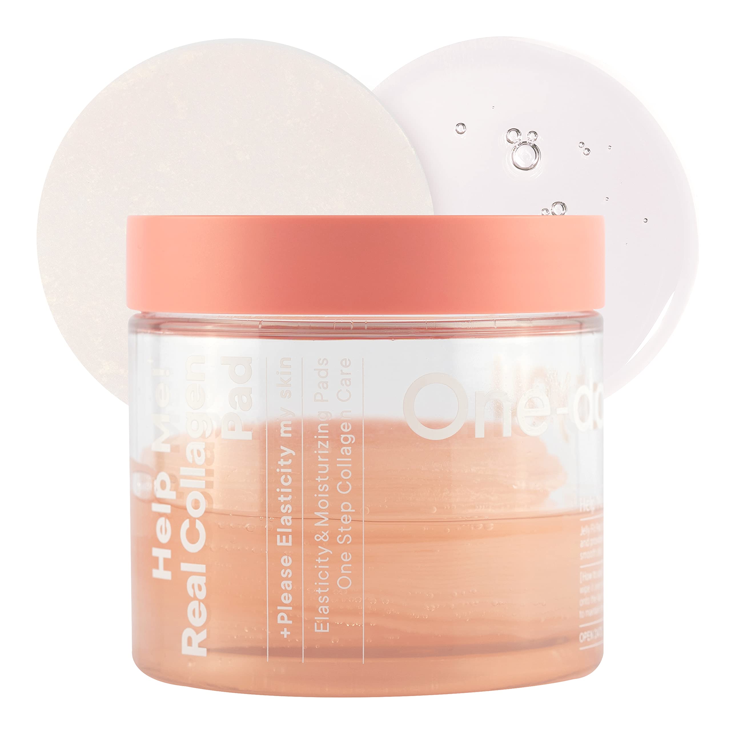 【One-day's you】ワンデイズユー ヘルプミー リアル コラーゲン トナーパッド 化粧水 拭き取りパッド スキンケア 角質/毛穴ケア トナー Help Me!+ Real Collagen Pad [日本公式][正規品] (COLLAGEN PAD)…商品画像