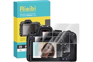 Rieibi [3 Pack] Screen Protector for Canon EOS R6 Mark II, EOS R6II 0.25mm 9H Hardness Tempered Glass Film for Canon EOS R6 I
