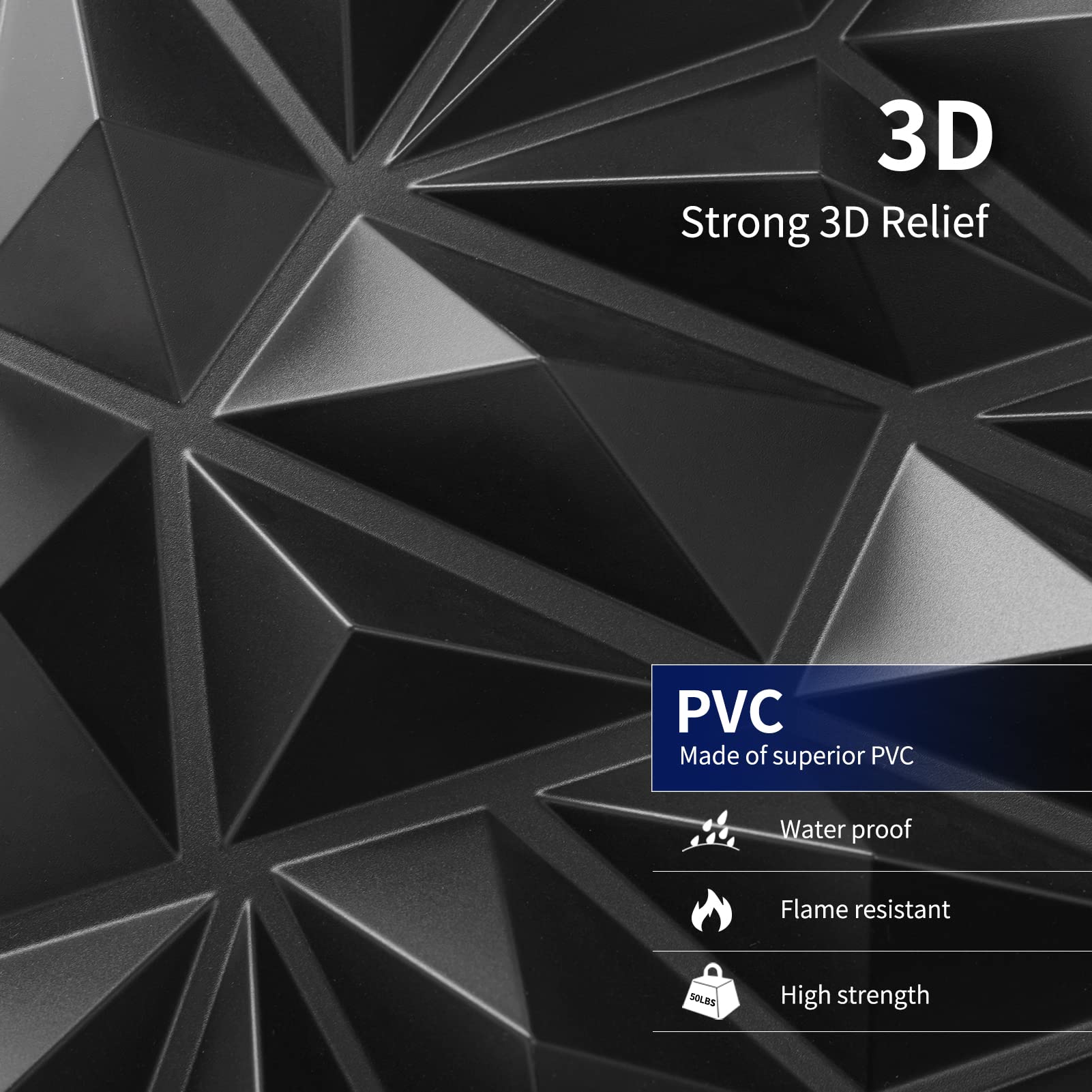 Mua Art3dwallpanels 33 Pack 3D Wall Panel for Interior Wall Décor, PVC ...