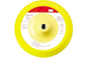 3M Hookit Disc Pad, 05779, 8 in, Medium Density Foam, Abrasive Disc Pad for Paint Stripping, Primer Sanding, Polishing or Grinding
