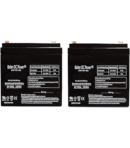 Batteria Piombo Acido Per Monopattino Batteria Di Ricambio Per Scooter Razor E100 Rosso - 12V 5Ah, Compatibile NP5-12, Piombo Acido Ricambio Batteria Np5-12 - Foto 2