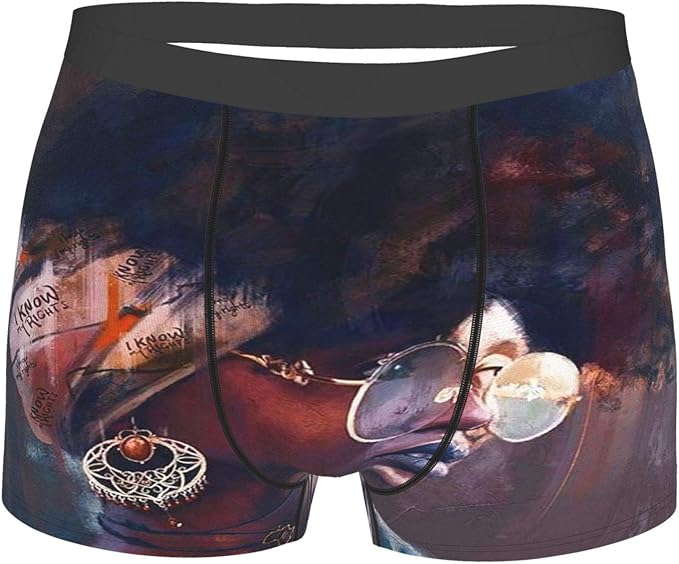 african american melanin poplin afro girl Underwear for Men Funny