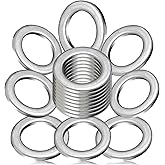 24-PCS Oil Drain Plug Gasket Washer- Aluminum M14 Crush Washer Oil Drain Plug- Premium Seal Replaces OEM 94109-14000, for Hon