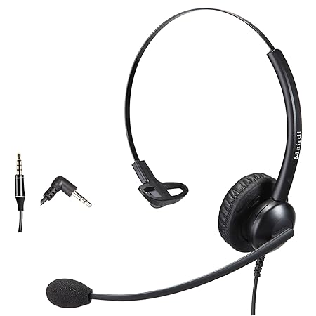 2,5mm Telefon Headset Kopfhörer 2 5 mm klinke Call Center Headset mit Noise Cancelling Mikrofon für Cisco Polycom Grandstream