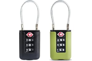 UP Security TSA Approved Luggage Locks - Durable Combination Padlock for Suitcases, Gun Cases & Backpacks | Weatherproof Secu