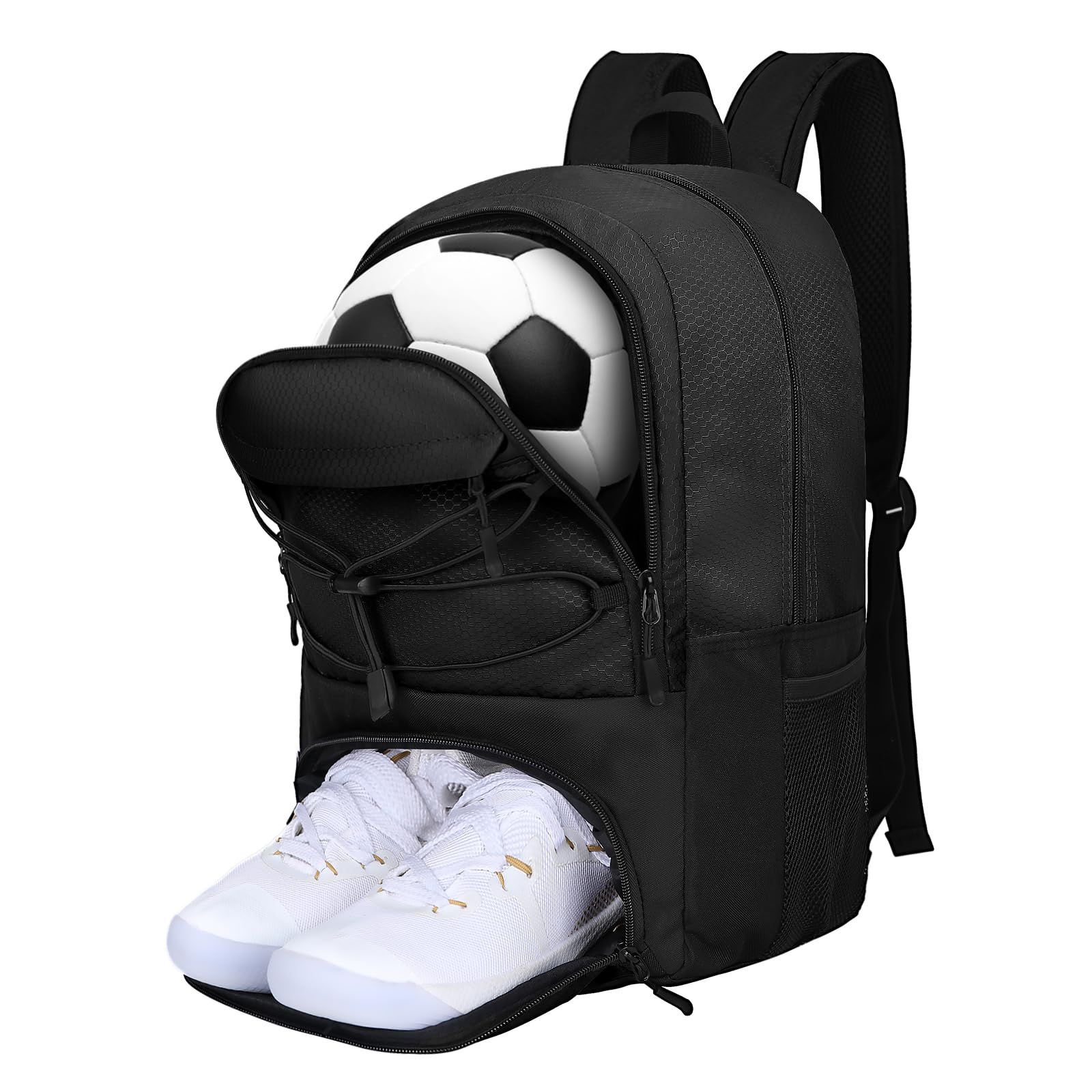 Photo 1 of Goloni Soccer Backpack,Soccer Bag with Ball Holder & Shoe Compartment,Large Sports Bag for Basketball, Volleyball,Football