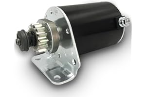 Boatrip 5777 Steel Gear Starter Motor Replacement for Briggs & Stratton 593934 693551 Craftsman John Deere L100 Cub Cadet LT1018 14.5 17 17.5 18 18.5 19 HP Toro New Holland LG693551 33R777 33R877