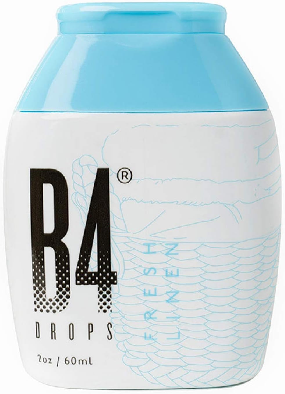 B4 Toilet Drops - Toilet & Bathroom Deodorizer Drops for Before You Go, 150 Uses - 2oz Bottle (Fresh Linen)