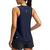SANTINY Women's Sleeveless Workout Tops Lightweight Tennis Yoga Athletic Running Shirts Racerback Tank Tops for Women