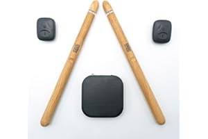 IMATANK Virtual Electric Drumsticks Air Drum Sticks 4rd Gen., Air Drum with Drumsticks, Pedals, Bluetooth and 8 Sounds, Electronic Drum Set for Adults, Kids, Gift