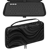 TOCCOOL Keyboard Travel Case, Hard Shell Protective Case Compatible with Logitech K380/ Logitech Pebble Keys 2 K380s (Graphite)