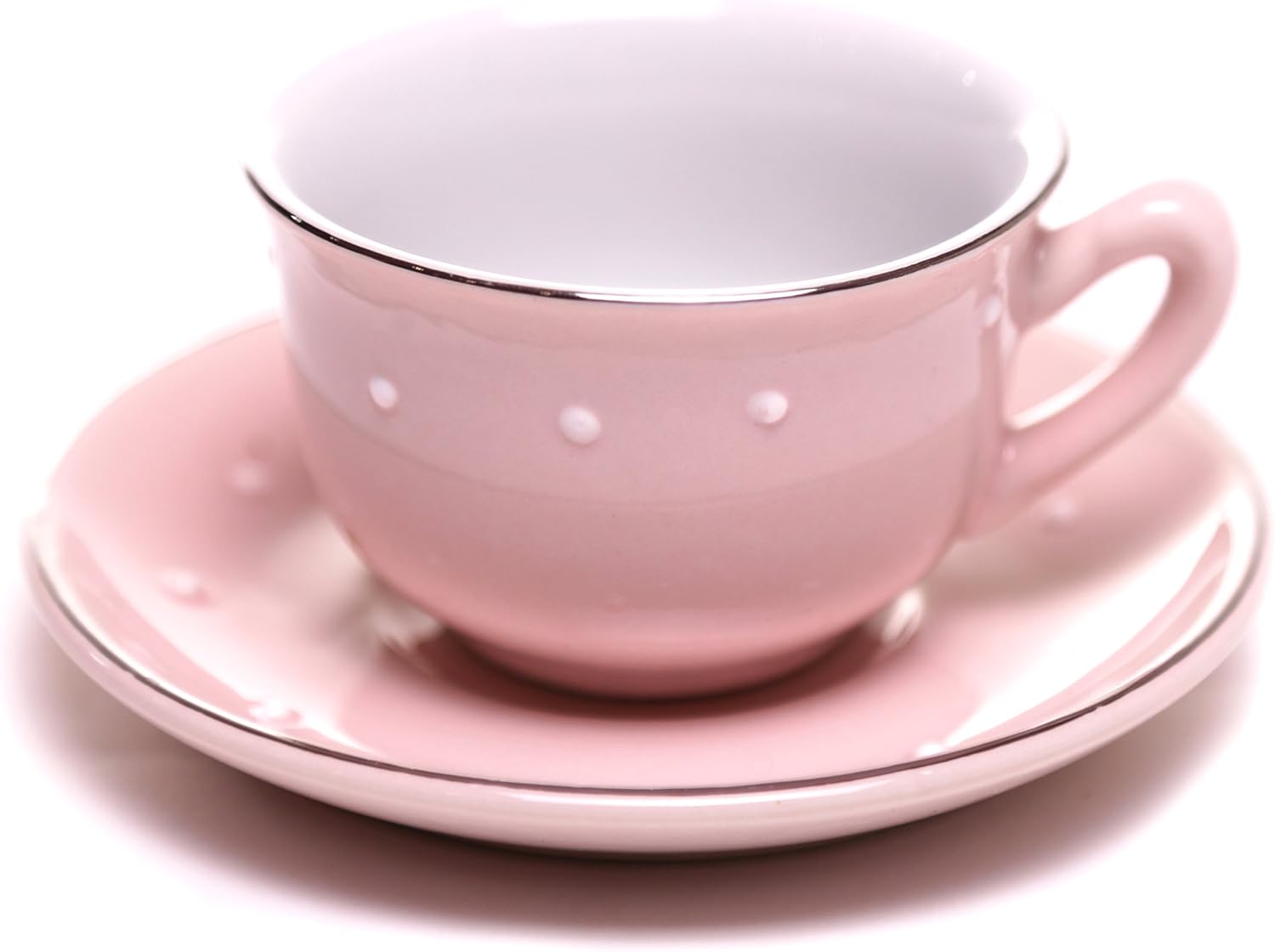 children's tea set in wicker basket