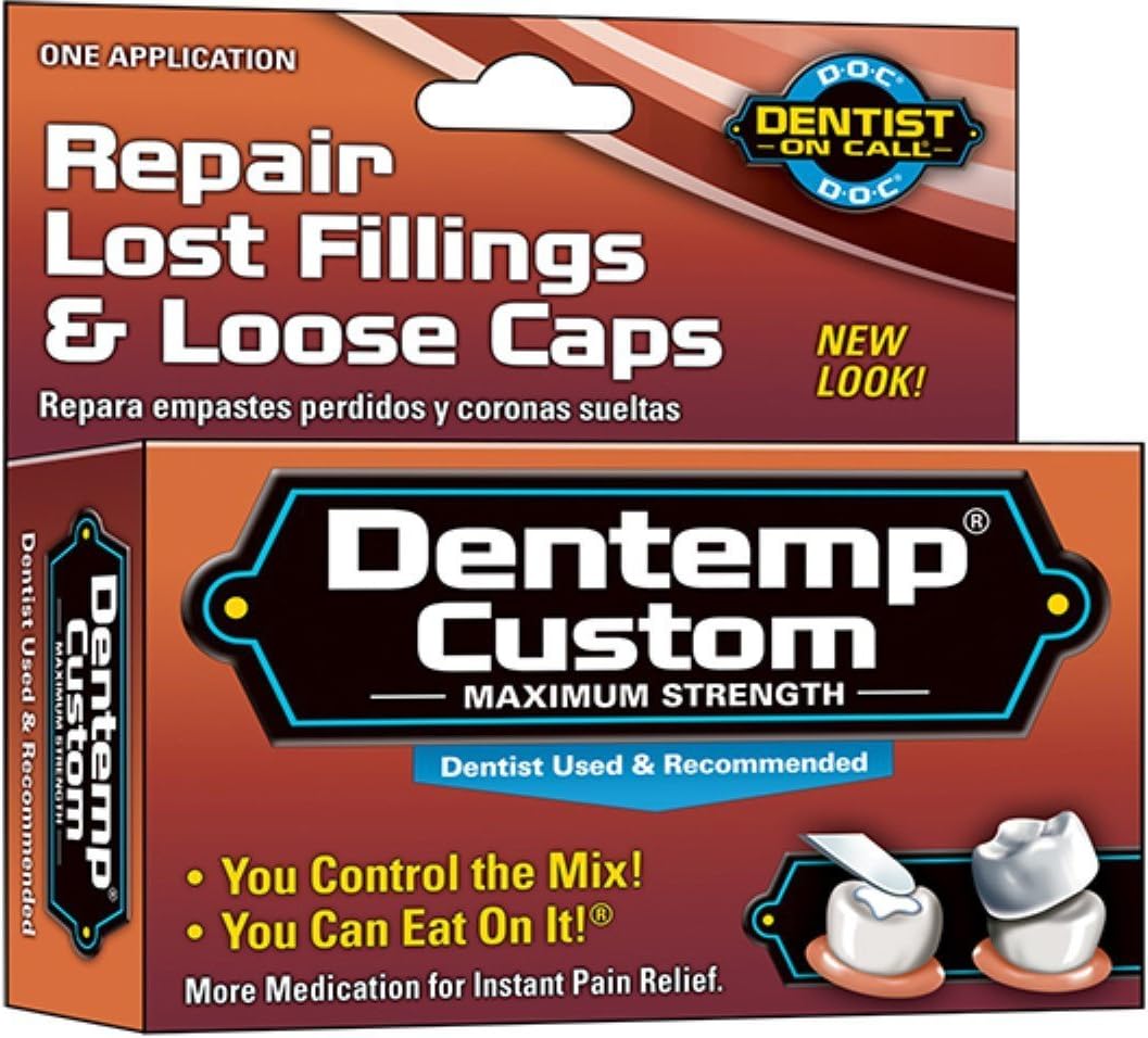 DENTEMP Custom Filling Mix 1 Each (Pack of 3): Health & Personal Care