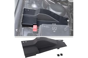 JWWY Engine Side Dust Protection Cover Engine Motor Dust Shield Cover Guard Fit for 2015-2024+ Dodge Challenger,2011-2024+Dodge Charger,Engine Accessories ABS Black 3PCS