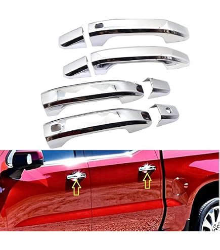 thumbnail image 2 of SAFE Chrome Door Handle Cover Set (12pcs) For Ssangyong Actyon 2006-2010 2 of 3
