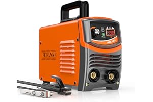 FEIFANKE Stick Welder 110V - Actual 130Amp ARC Welding Machine Portable, DC Inverter Digital Dispaly Welder Machine With Hot Start Arc Force Anti-Stick