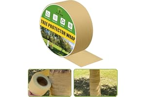 FIFNIM 400FT Tree Wraps Protect Bark, Trunk Guards Freeze Protection (Beige)