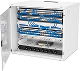 deleyCON 24 Port Modular Patch Panel for Keystone Modules 1U 19" Rack Mount view 6