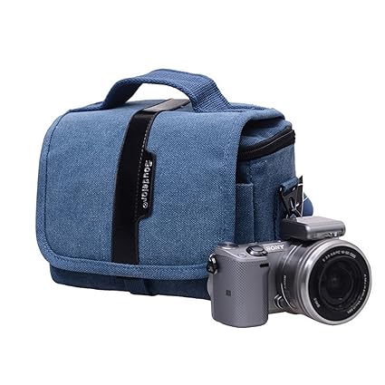 Lienzo Messenger bolsa de la cámara para Olympus Sony Nikon ...