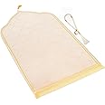 YAZEIN Muslim Prayer Rug with Tasbih Prayer Beads, Soft Memory Foam Prayer Matt Islam, Padded Islamic Prayer Mat Thick for Men and Women, Janamaz, Sajadah (25.6" x 43.3", Beige)