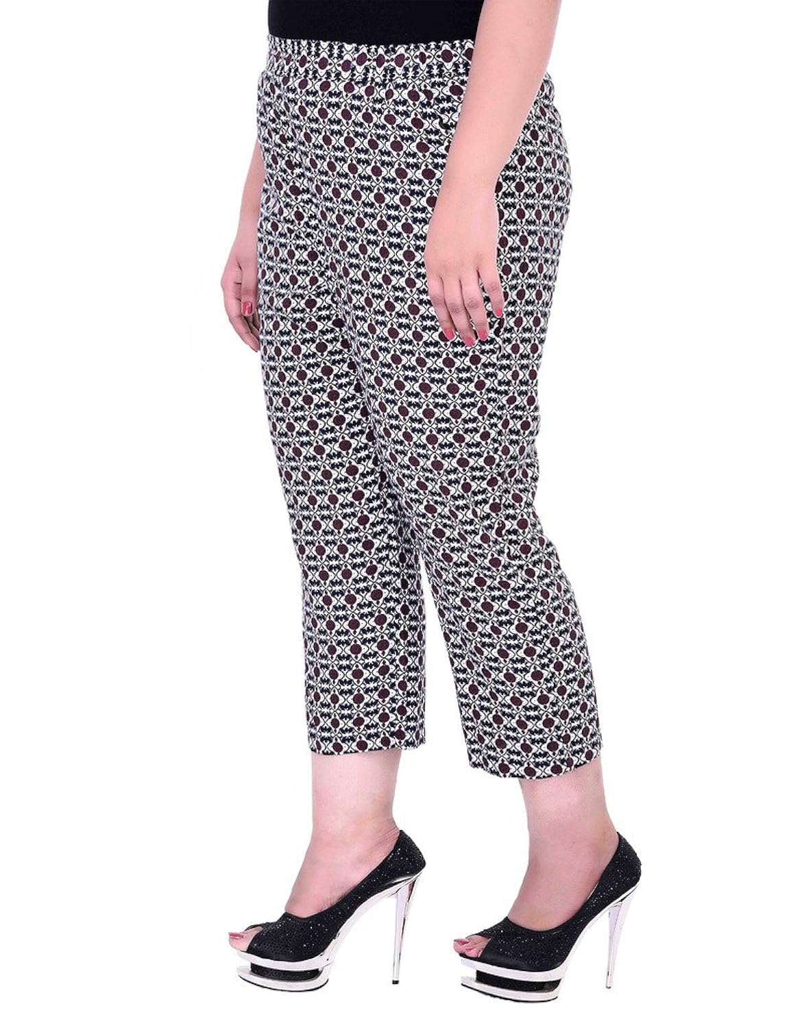 oxolloxo plus size cropped pants